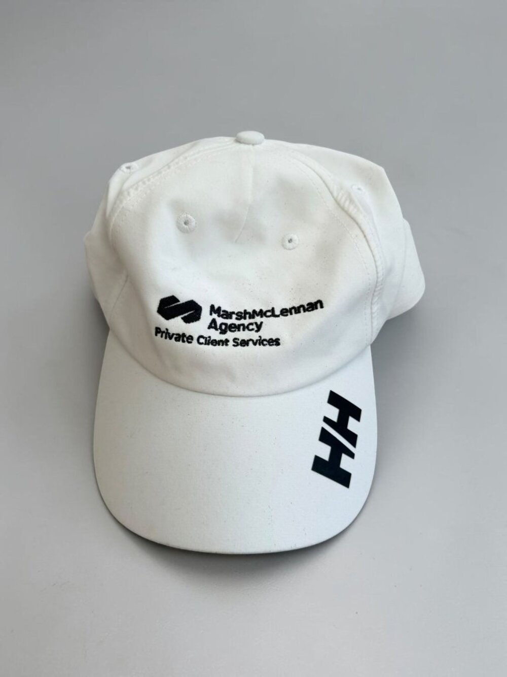HELLY HANSEN Marsh McLennan White Baseball Cap Hat NEW NWT